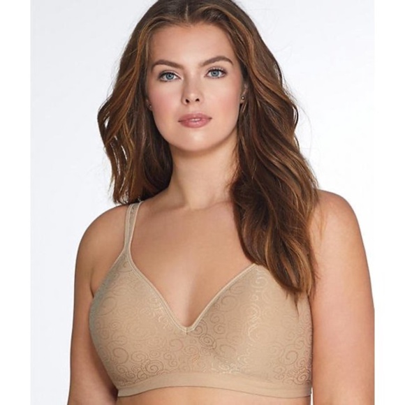 BALI Nude Swirl Comfort Revolution Wirefree T-Shirt Bra - 36DD - Picture 1 of 7